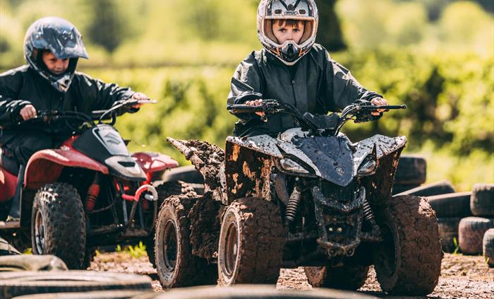 Children Track Riding